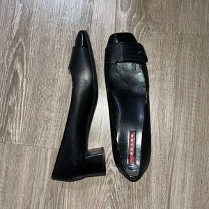 Prada leather pumps
